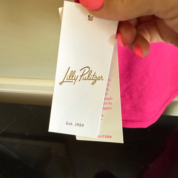 Lilly Pulitzer NWT Pink Tank, Size XS - Picture 3 of 5